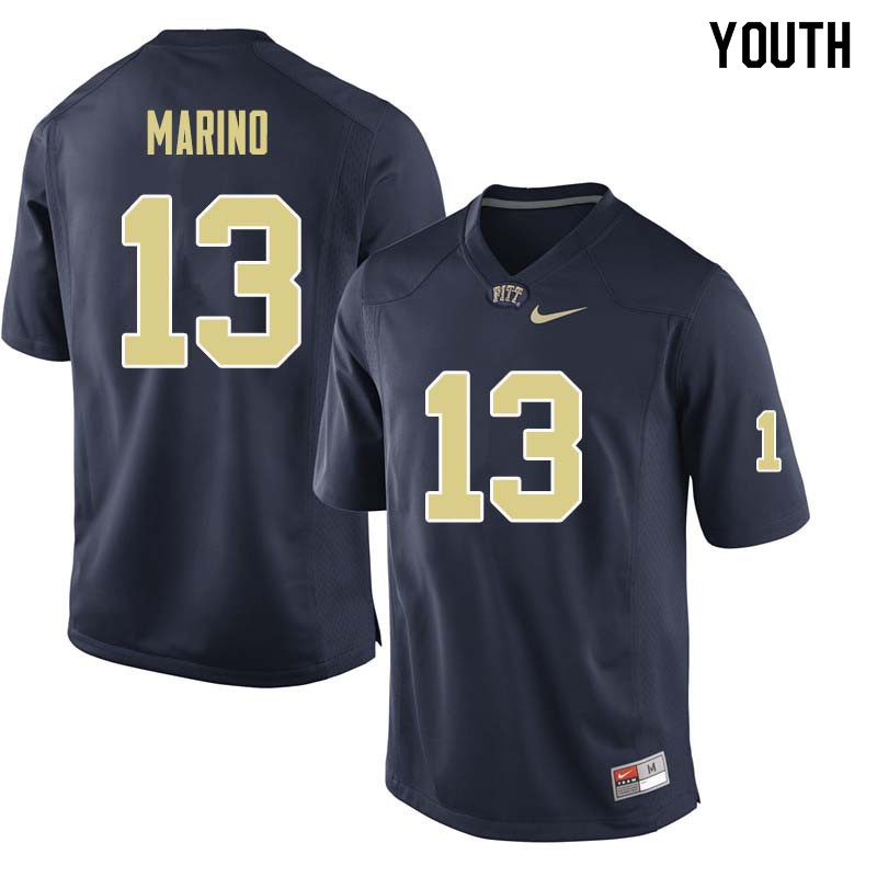 Youth #13 Dan Marino Pittsburgh Panthers College Football Jerseys Sale-Navy